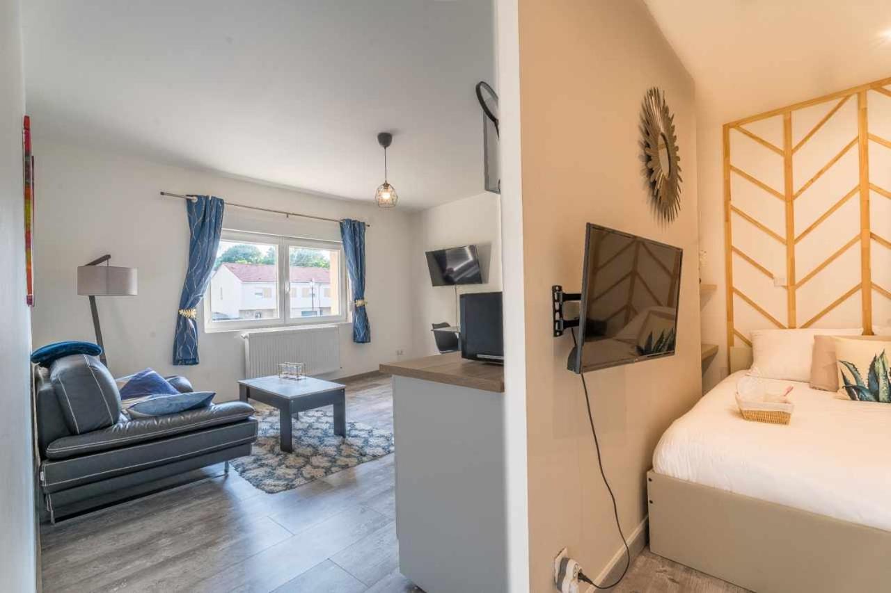 Chambre 26m avec salon et kitchenette privée Woippy Extérieur photo